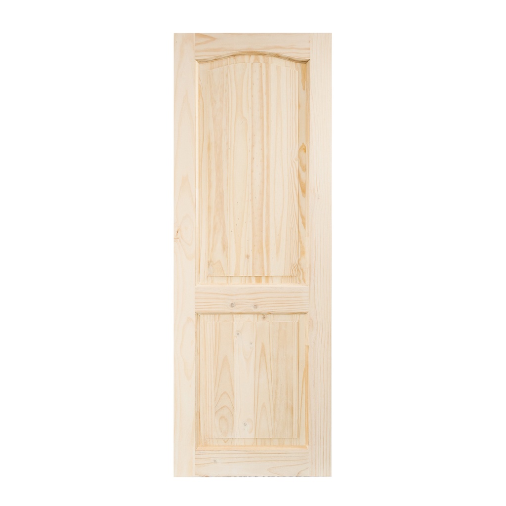 Puerta Exterior Sólida Milán de Madera Pino Radiata 2,00m