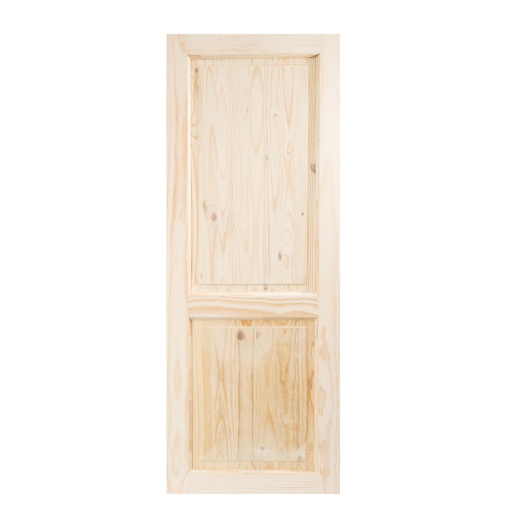 Puerta Exterior Sólida Torino de Madera Pino Radiata Torino 2,00m